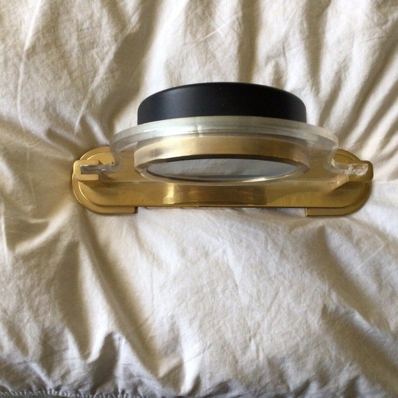 Crystal Cathedral Souvenir Quartz Clock Gold/Clear Acrylic Scripture Nice Gift - Picture 10 of 15